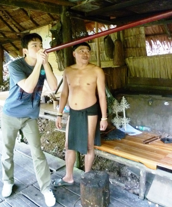 Matt and Penan hunter Matt and Penan hunter