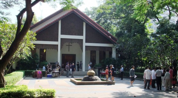 outdoor fellowship hall