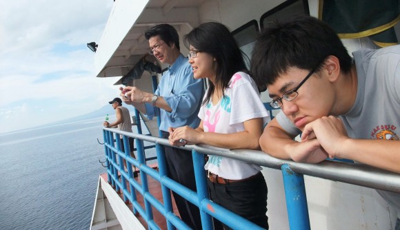 On ferry back from Dumagete, Negros