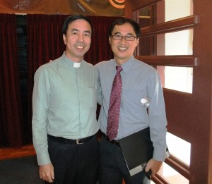 Rev Canon Daniel Tong and Kenny