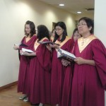 choir at entrance