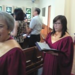 singing in procession