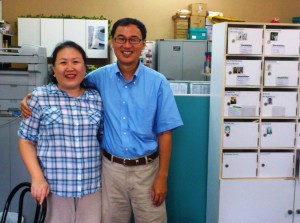 Ee Yiung and Kenny at EAST office