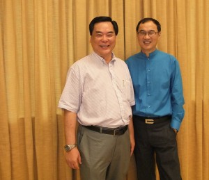 Pastor Peter Chang and me