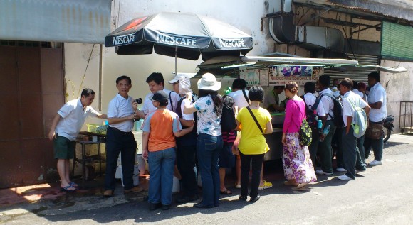 chendol along street 