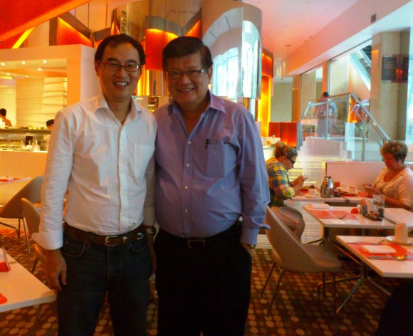 Breakfast with pastor Peter Sze