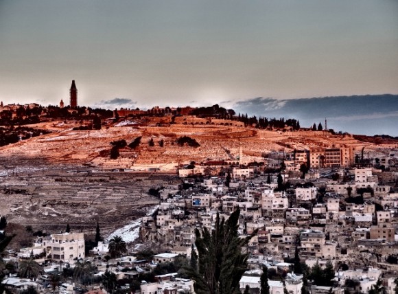 The view from the Church of St Peter in Gallicantu