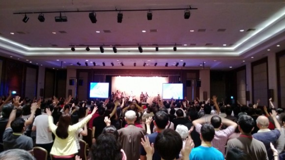 Worship preceded the sessions