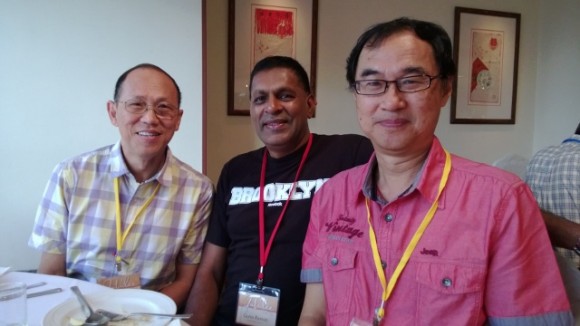 Chance meeting with pastors Lawrence and Guna