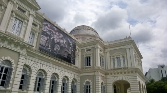 Against the grey the museum still exudes grandness