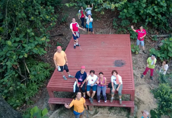 the tncc regular hikers of Gasing Hill