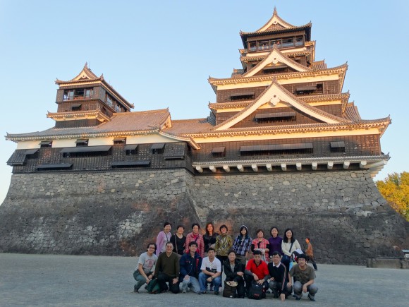 Group photo in the garden.(Credits: Wee Khoon)