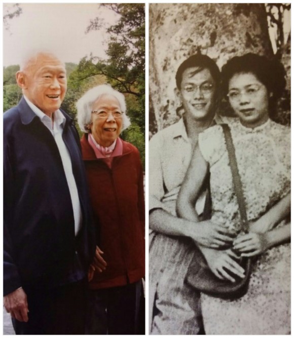 LKY and his wife: a loving couple 