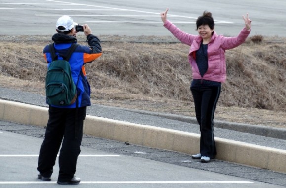 Khoon took a pic of me taking a pic of my wife. Photo by Khoon