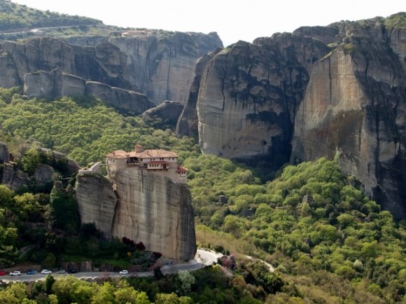 Monasteries built on top of rock formations - cool