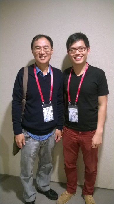 WP_20150308_018 With Galven who did a definitive history of the charismatic movement