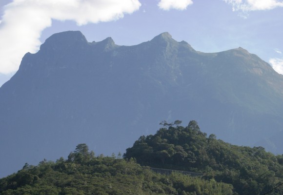 Mighty Kinabalu in the background