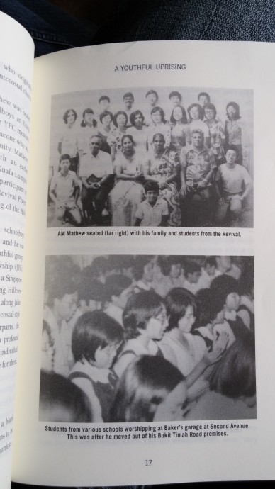 Pictures of my predecessors: Pastor Johney and Bro A.M. Mathew (seated L-R)