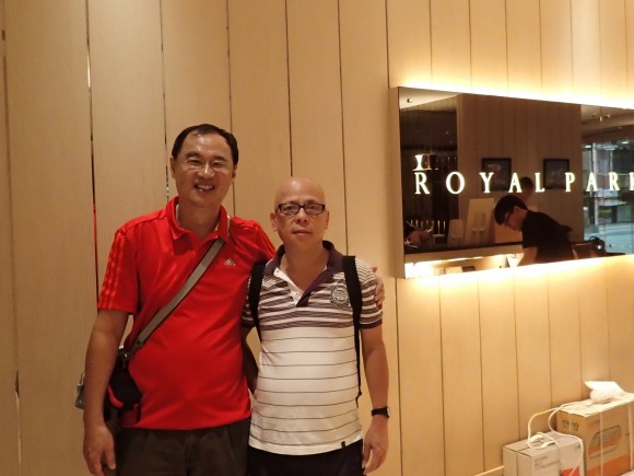 Kenny and Vincent at Royal Park Shatin