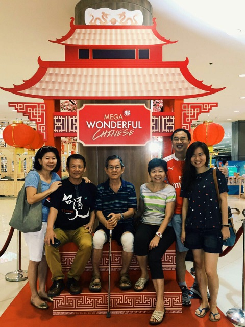 At a shopping mall at outskirts of Bangkok