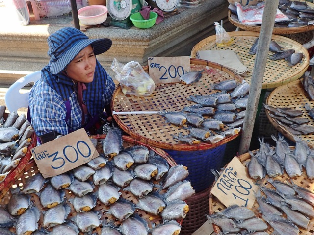 By locals for locals - dried fish with orange roe