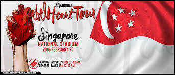 Rebel Heart Tour by Madonna in Singapore National Stadium