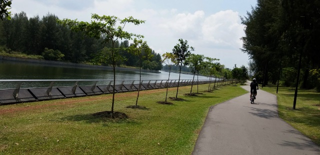 Nice open stretches with great vistas of the river