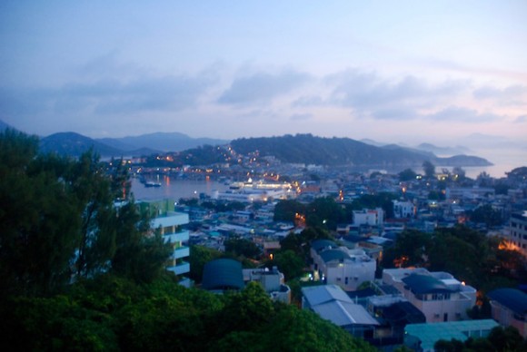 Cheung Chau at dawn.