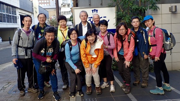 Ready in early morning to depart for Magome, where our hike began.