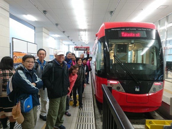 The tourist train at Takaoke (Credits: Judith)