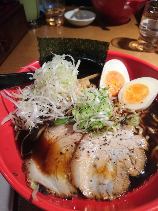 Famous squid soup ramen