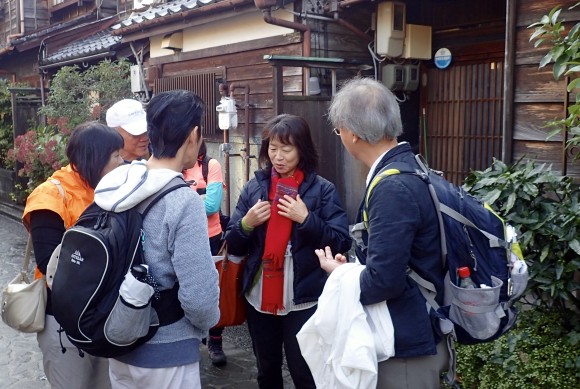 Makiko our volunteer Japanese guide who spoke good English and was very informative and helpful