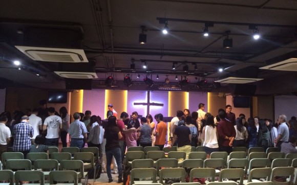 Praying for the cell leaders